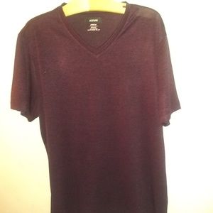 Purple Alfani V neck shirt